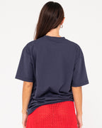 WOMENS SURF OVERSIZE SHORT SLEEVE T-SHIRT