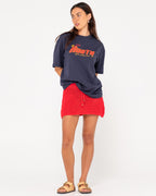 WOMENS SURF OVERSIZE SHORT SLEEVE T-SHIRT