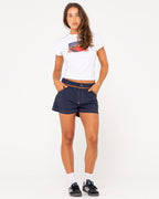 WOMENS ROAD TRIP SHORT SLEEVE SKIMMER T-SHIRT