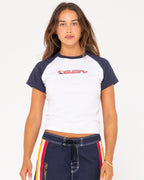 WOMENS ARCHIVED RAGLAN SHORT SLEEVE SKIMMER T-SHIRT