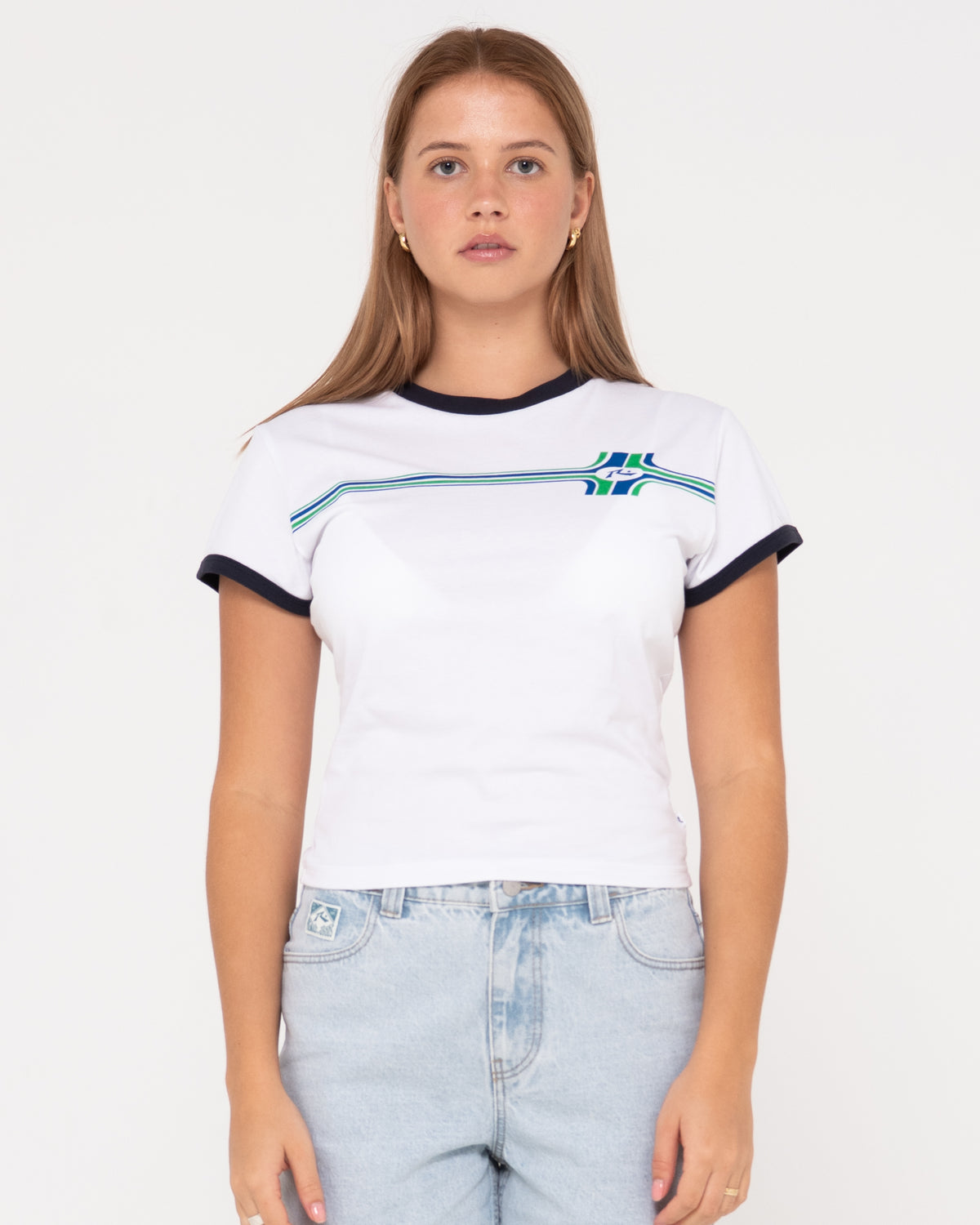 WOMENS WORLDWIDE SHORT SLEEVE SKIMMER T-SHIRT