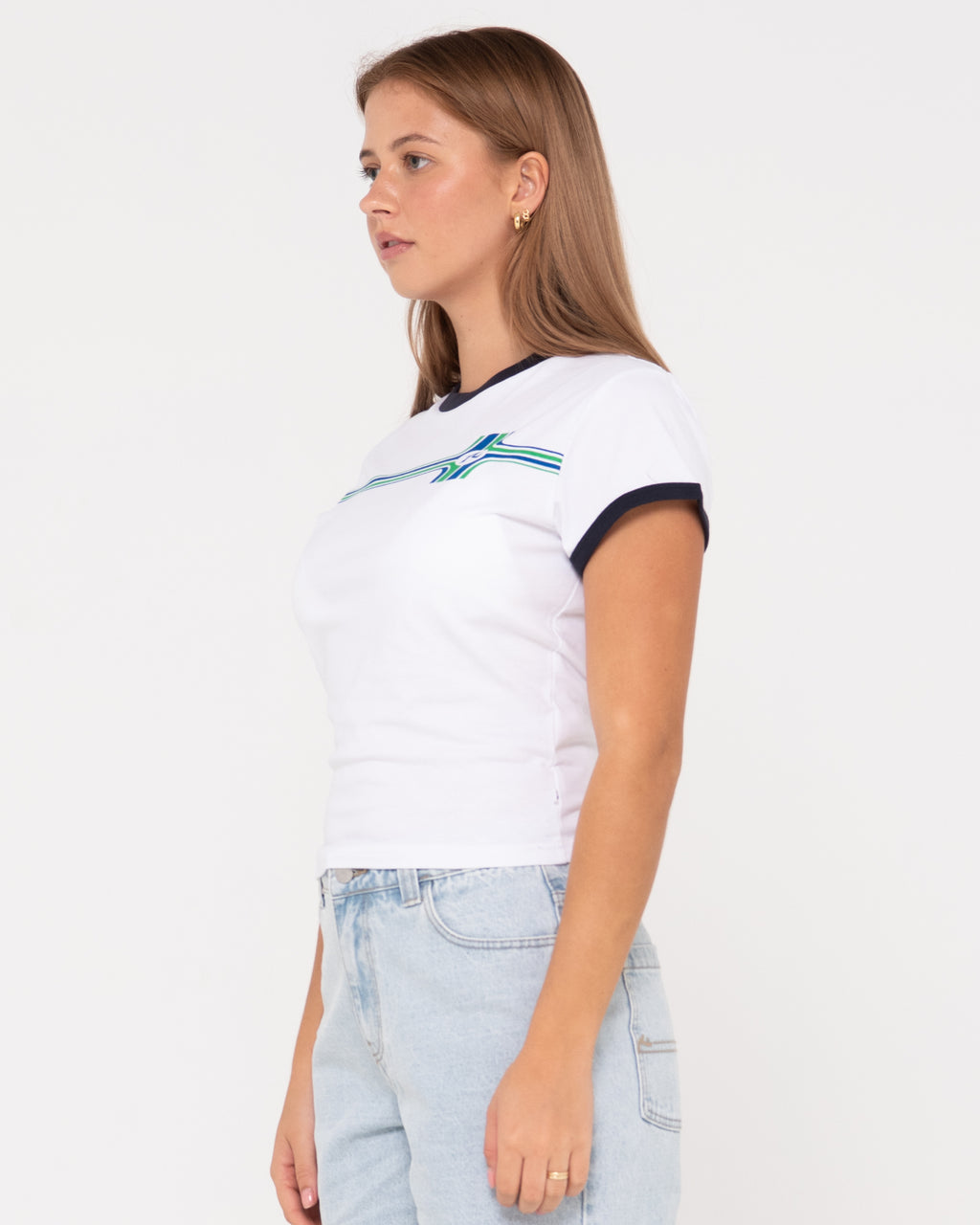 WOMENS WORLDWIDE SHORT SLEEVE SKIMMER T-SHIRT