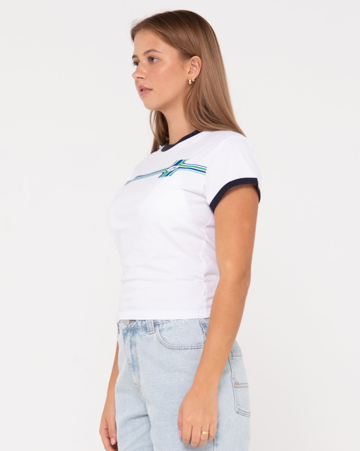 WOMENS WORLDWIDE SHORT SLEEVE SKIMMER T-SHIRT
