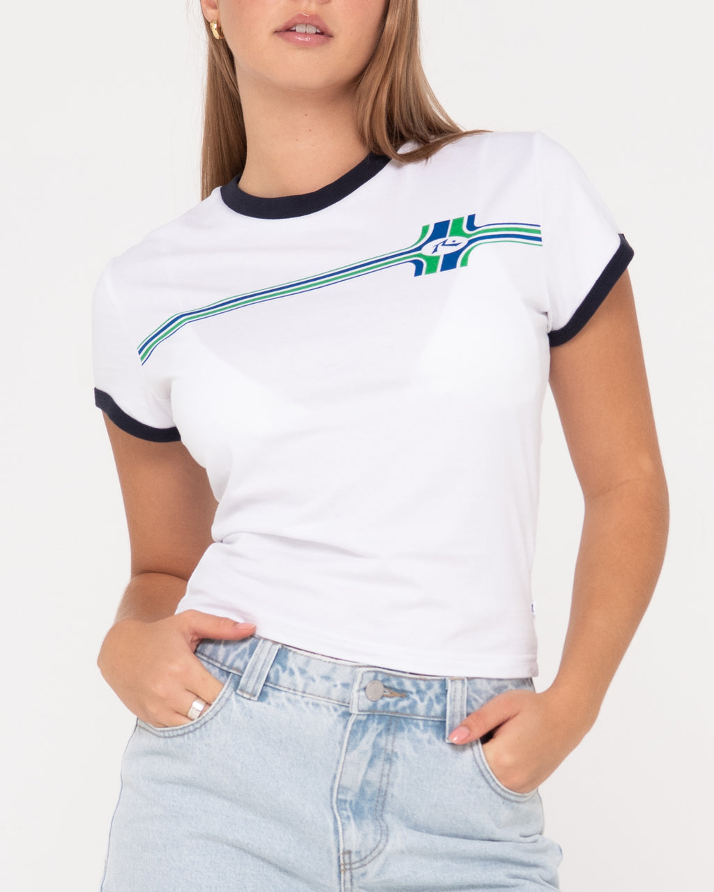 WOMENS WORLDWIDE SHORT SLEEVE SKIMMER T-SHIRT