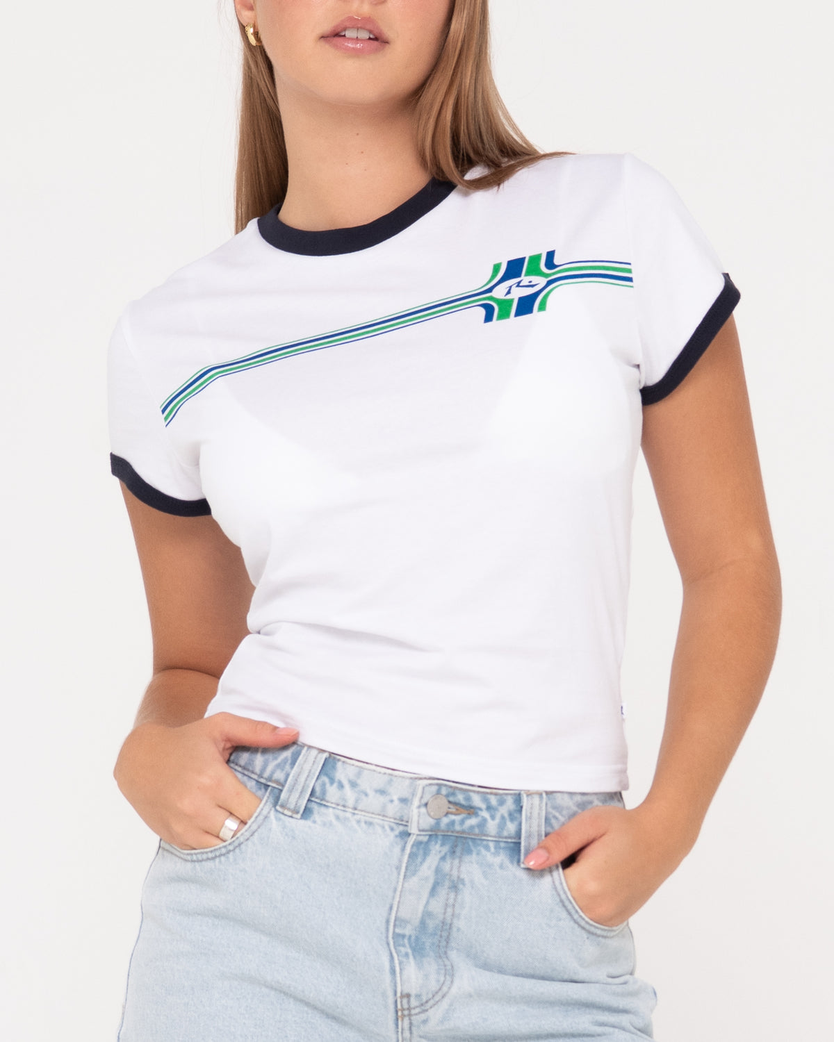 WOMENS WORLDWIDE SHORT SLEEVE SKIMMER T-SHIRT