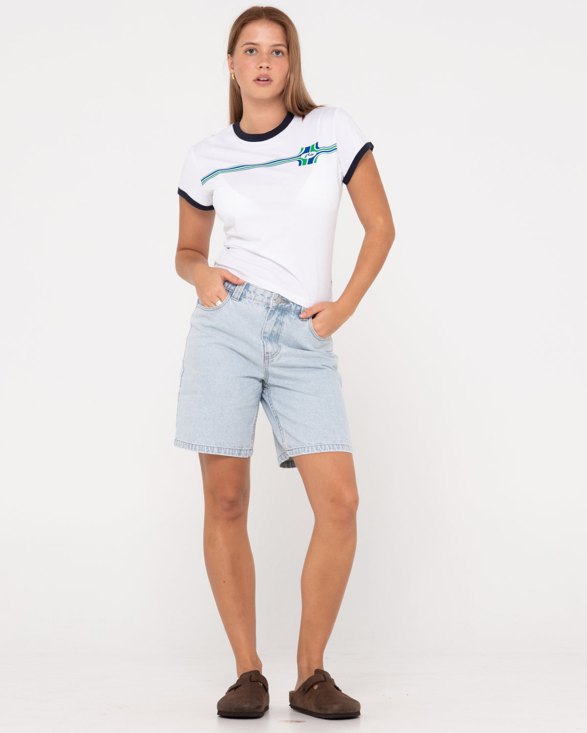 WOMENS WORLDWIDE SHORT SLEEVE SKIMMER T-SHIRT