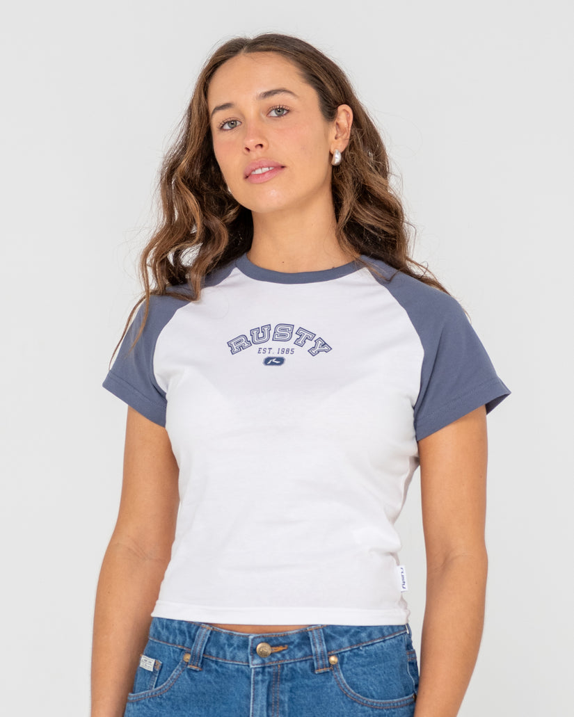 Womens College Drop Out Raglan T-Shirt