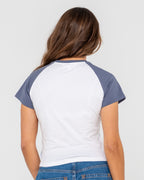 Womens College Drop Out Raglan T-Shirt