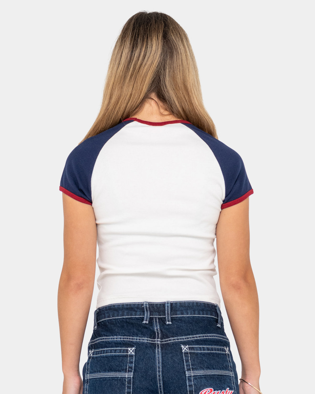 WOMENS MR WORLDWIDE RAGLAN SKIMMER T-SHIRT
