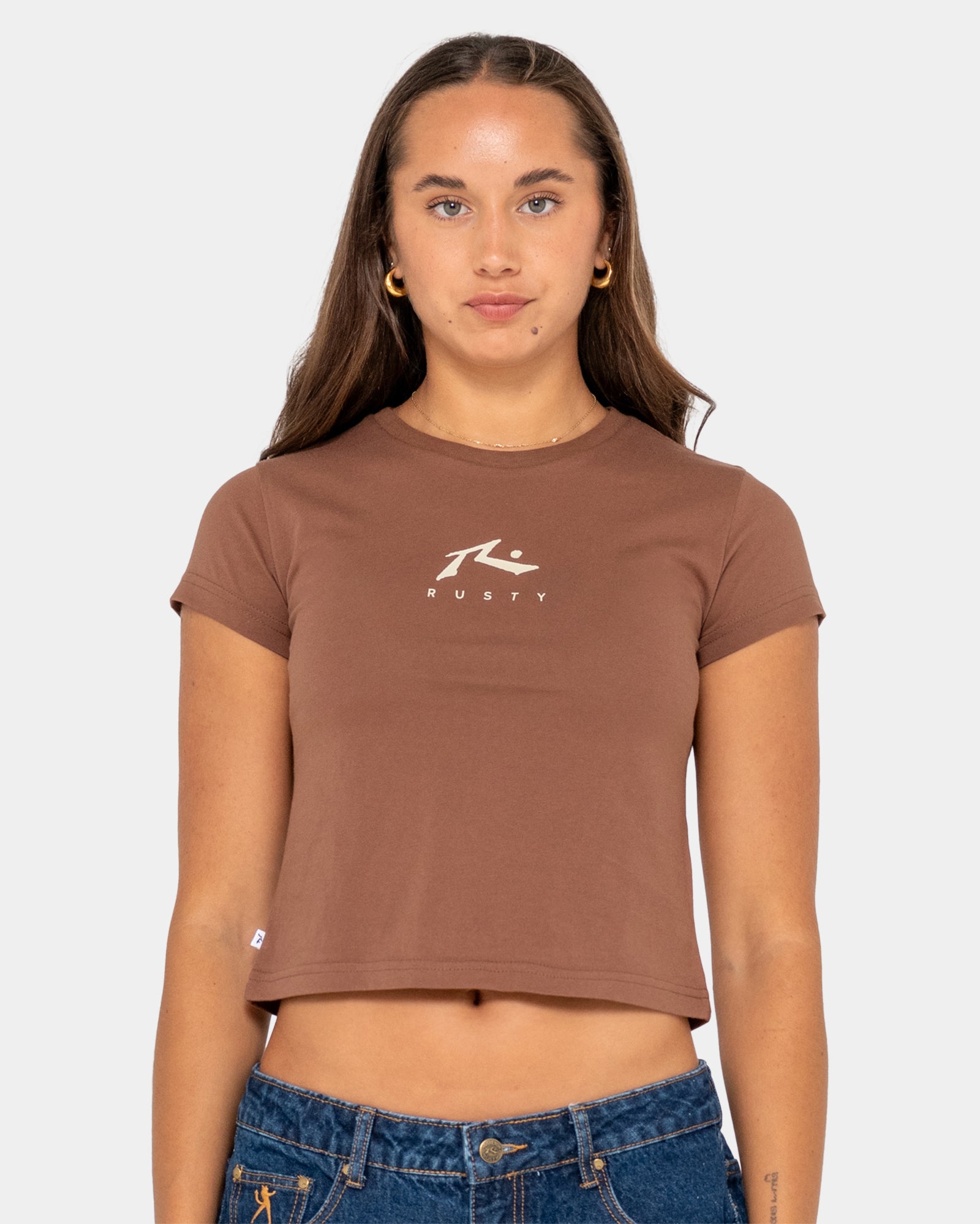 Womens Rusty Essentials Relaxed T-Shirt