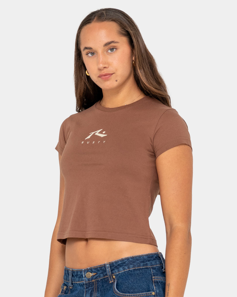 Womens Rusty Essentials Relaxed T-Shirt