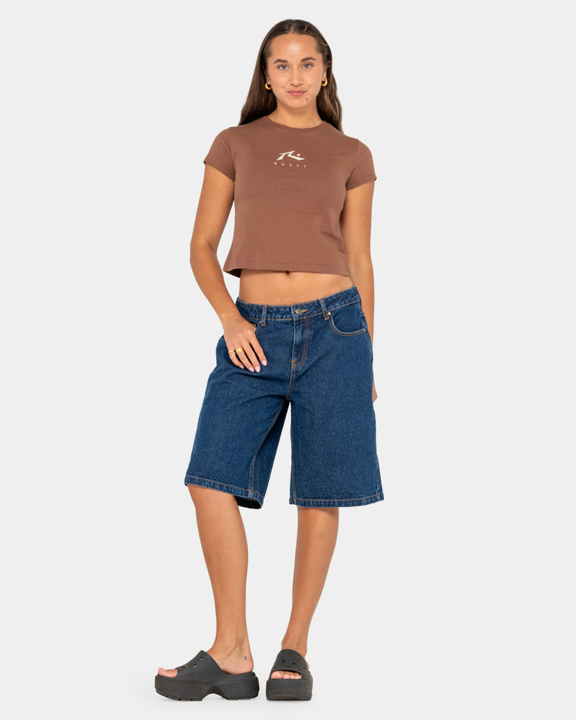 Womens Rusty Essentials Relaxed T-Shirt