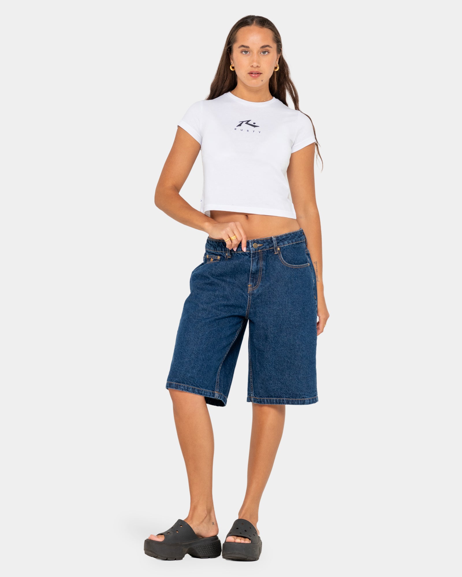 Womens Rusty Essentials Relaxed T-Shirt