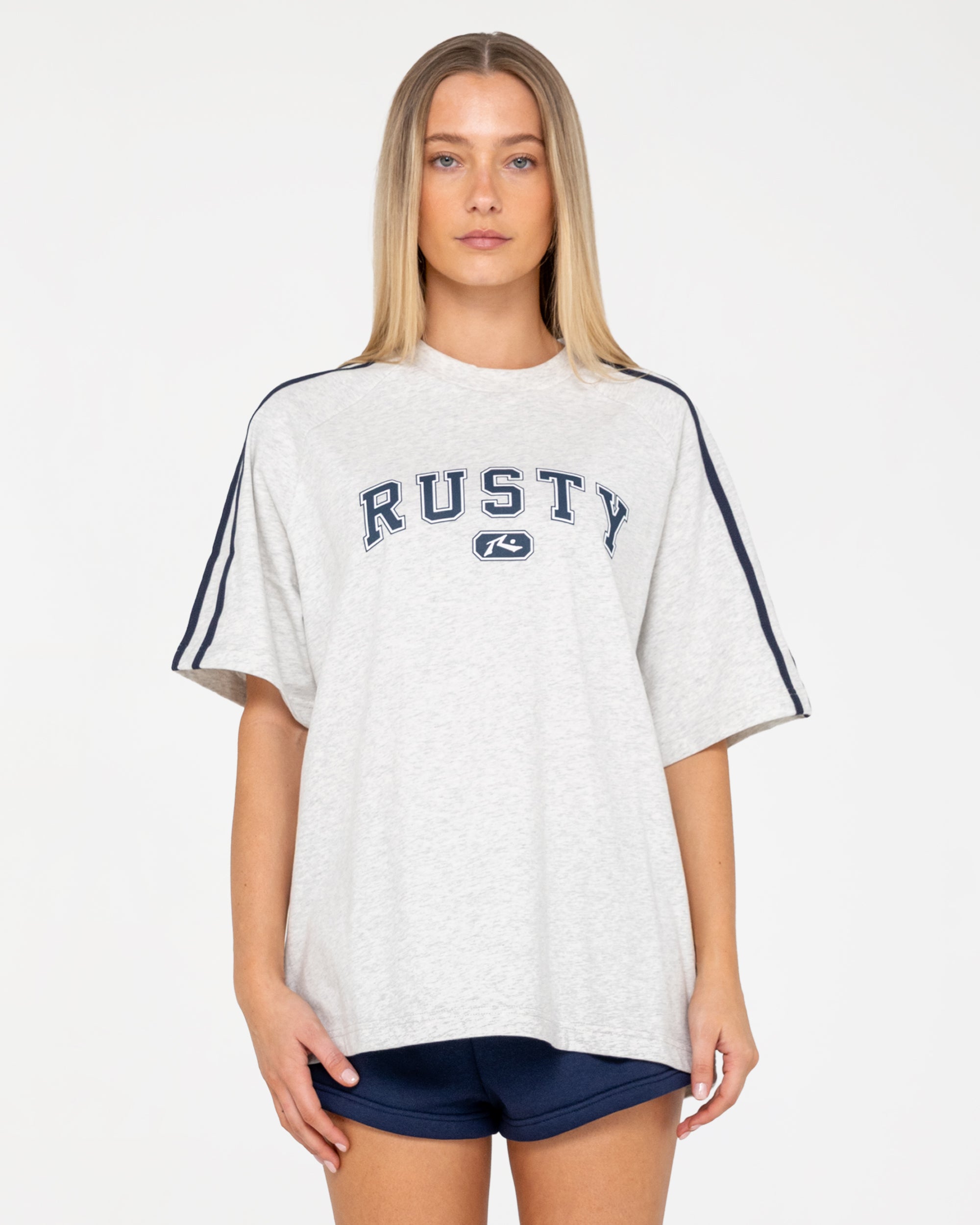 Womens All Saint Collegiative Og Oversized T-Shirt