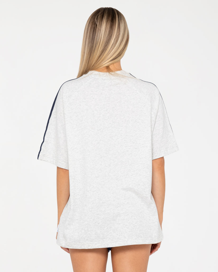 Womens All Saint Collegiative Og Oversized T-Shirt