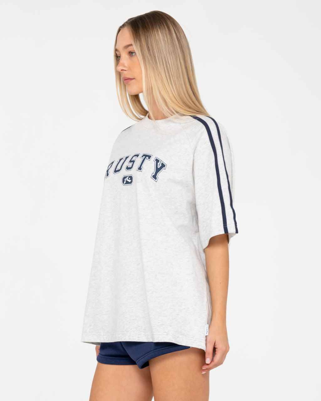 Womens All Saint Collegiative Og Oversized T-Shirt