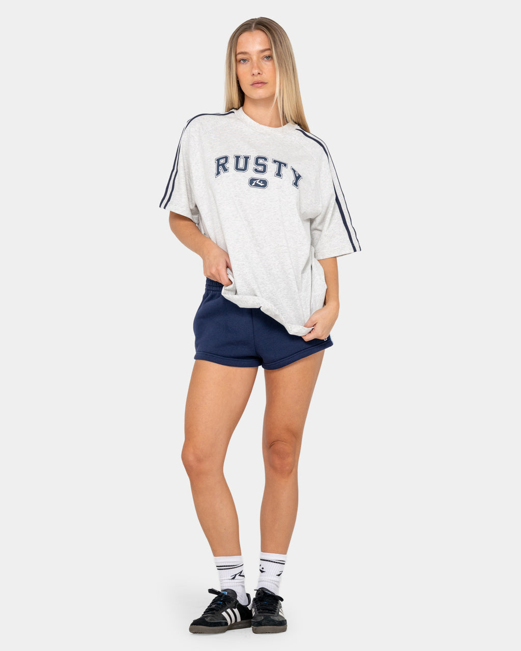 Womens All Saint Collegiative Og Oversized T-Shirt