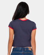 Womens Surf Baby Ringer T-Shirt