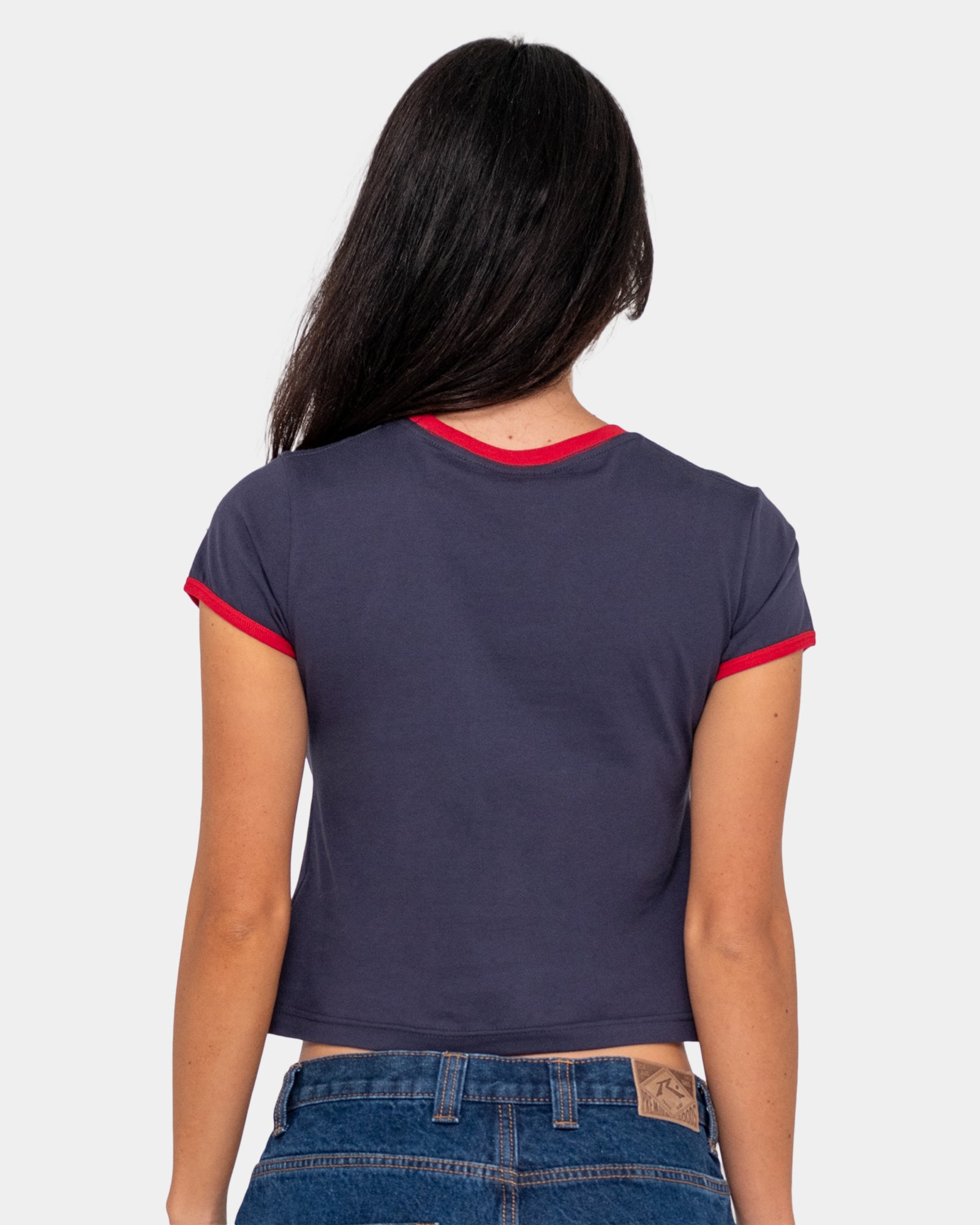 Womens Surf Baby Ringer T-Shirt