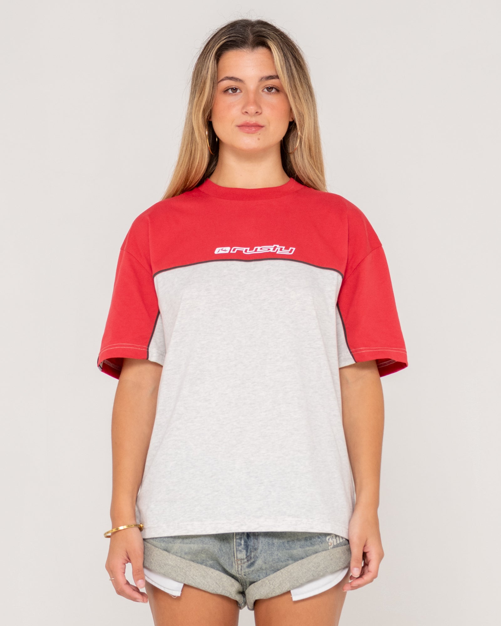 Womens Polar Popped Oversized T-Shirt Australia