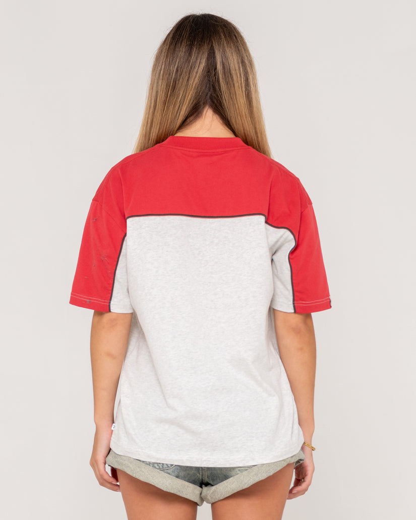 Womens Polar Popped Oversized T-Shirt