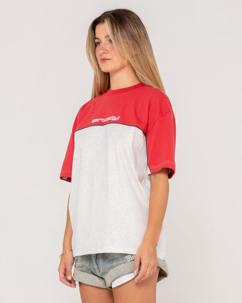 Womens Polar Popped Oversized T-Shirt