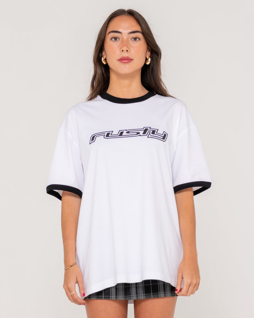 Womens OG Rusty Ringer Oversized T-Shirt