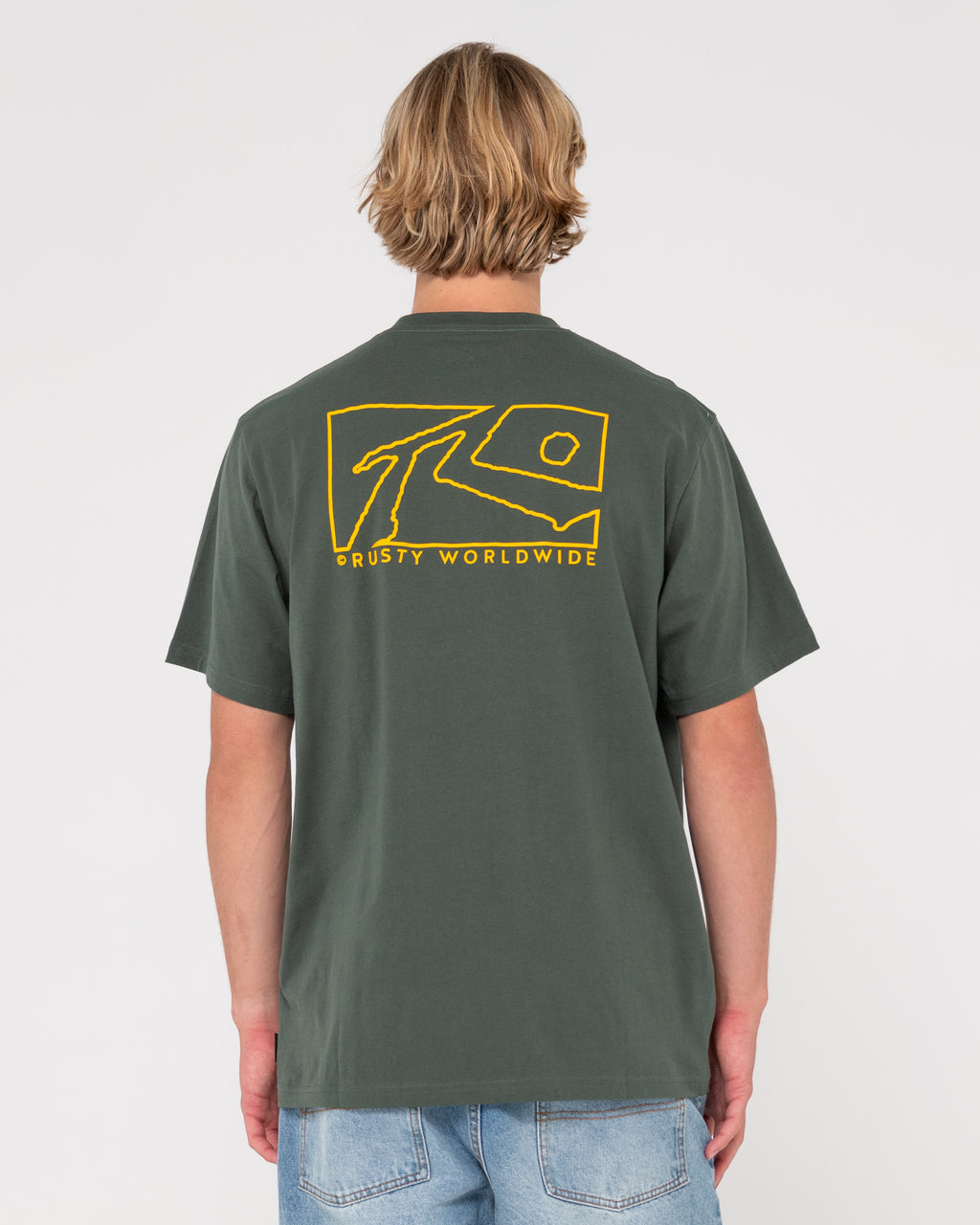 MENS BOXED OUT SHORT SLEEVE T-SHIRT