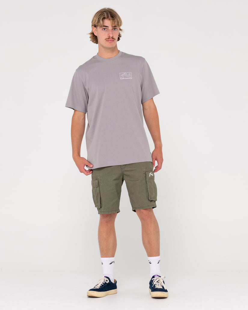 MENS BOXED OUT SHORT SLEEVE T-SHIRT