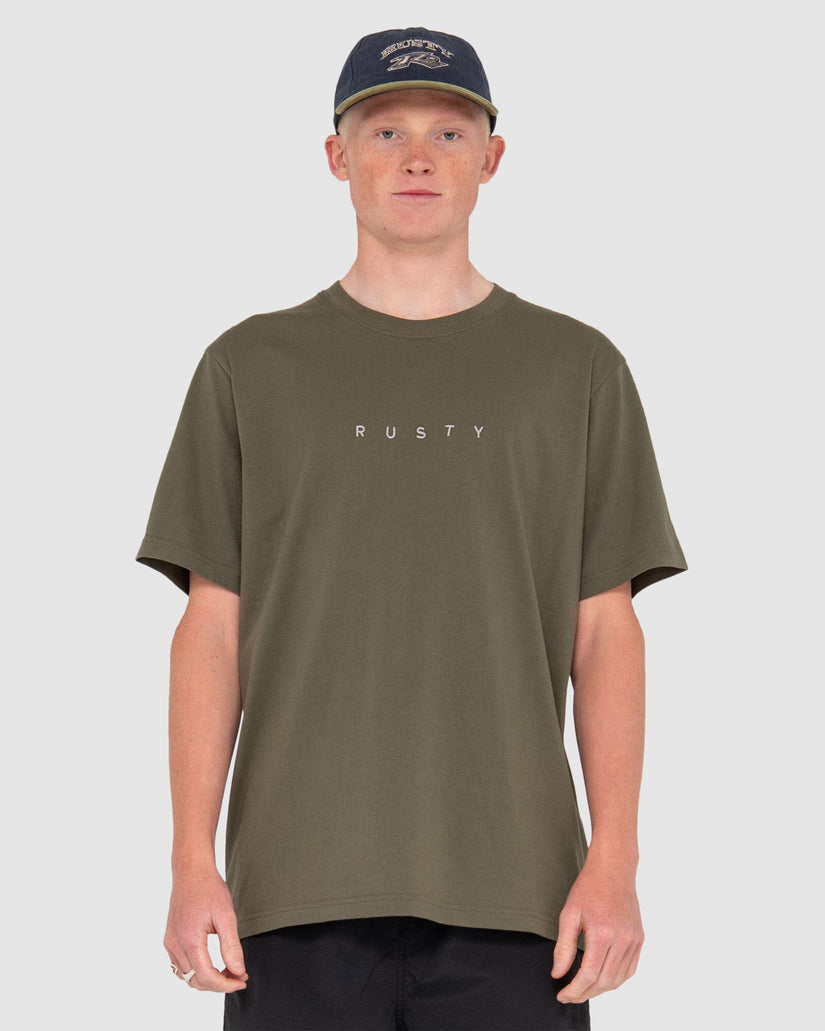 MENS SHORT CUT SHORT SLEEVE T-SHIRT