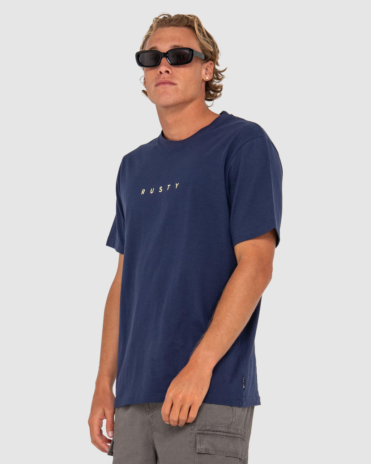 MENS SHORT CUT SHORT SLEEVE T-SHIRT
