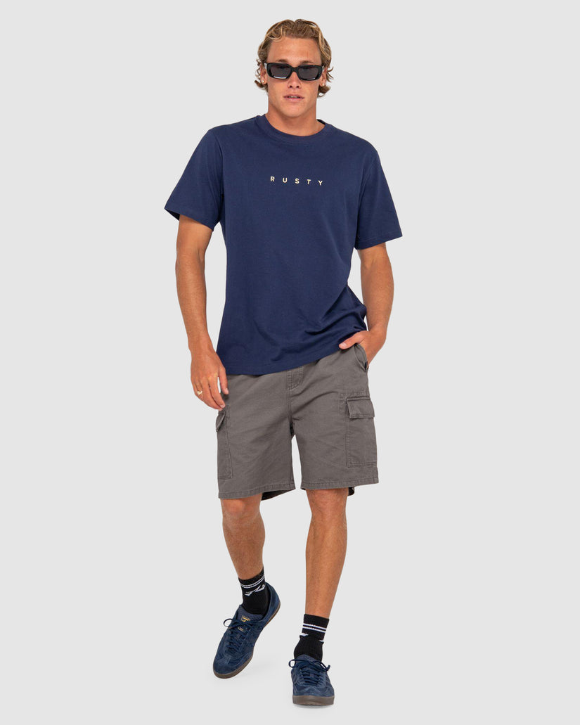 MENS SHORT CUT SHORT SLEEVE T-SHIRT