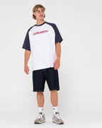 MENS SWAGLAN RAGLAN SHORT SLEEVE T-SHIRT