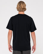MENS BOXED OUT CENTRE FRONT SHORT SLEEVE T-SHIRT