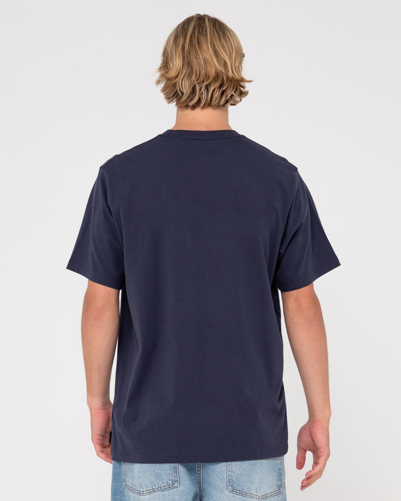 MENS VITAL RUSTY SHORT SLEEVE T-SHIRT