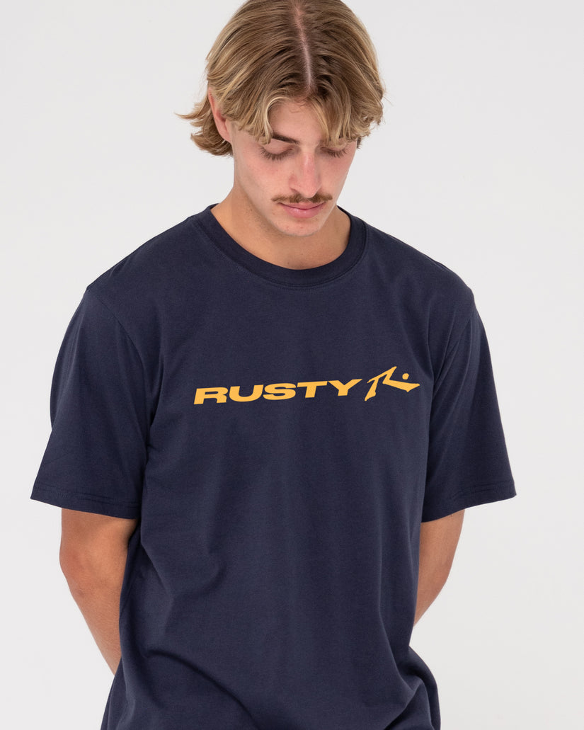 MENS VITAL RUSTY SHORT SLEEVE T-SHIRT