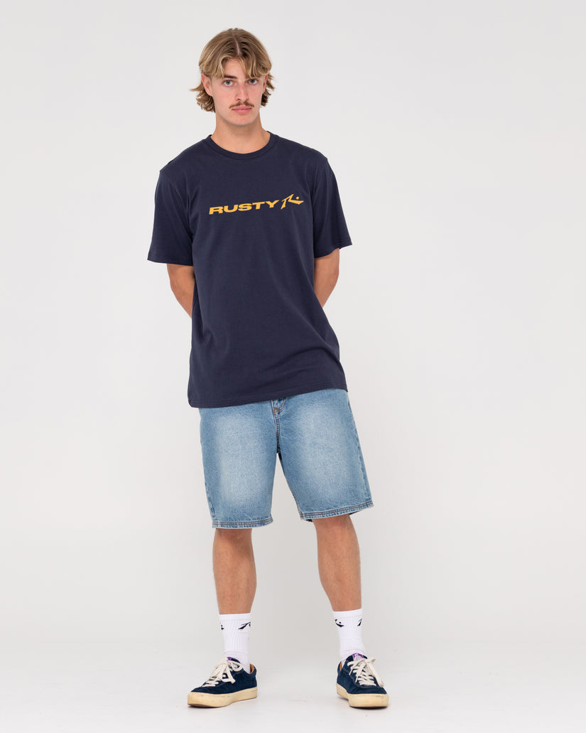 MENS VITAL RUSTY SHORT SLEEVE T-SHIRT