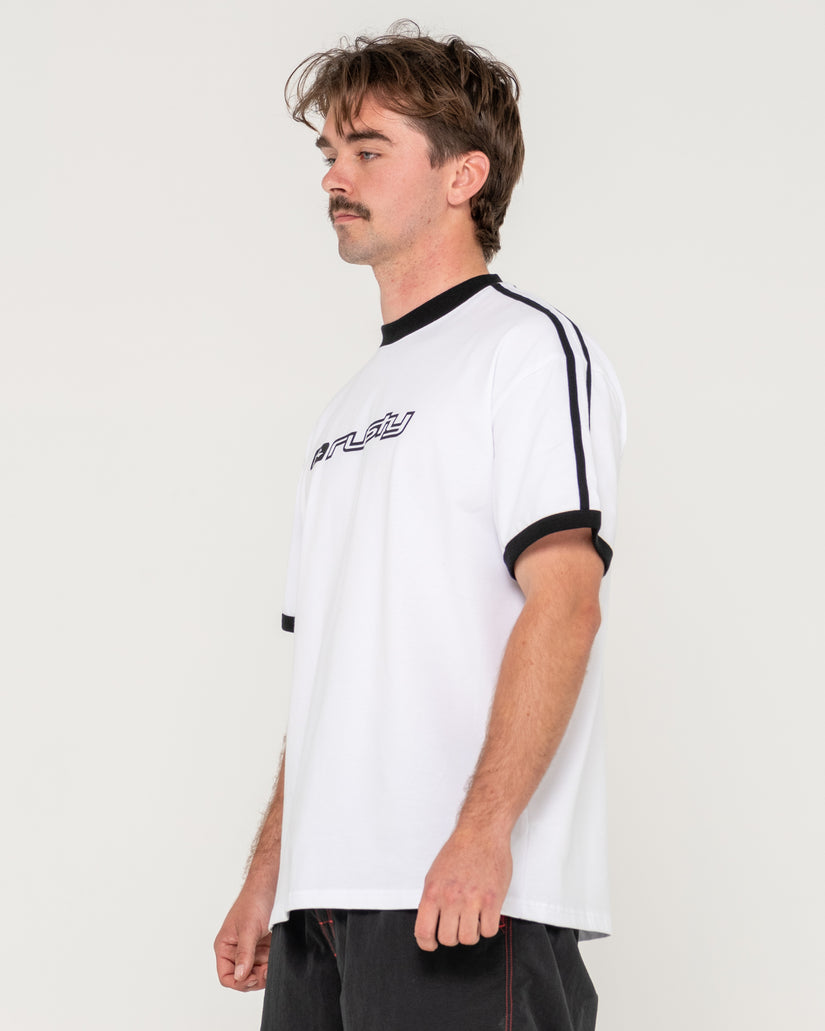 MENS BRIGHT RINGER SHORT SLEEVE T-SHIRT
