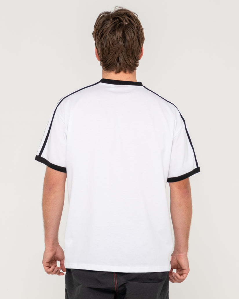 MENS BRIGHT RINGER SHORT SLEEVE T-SHIRT