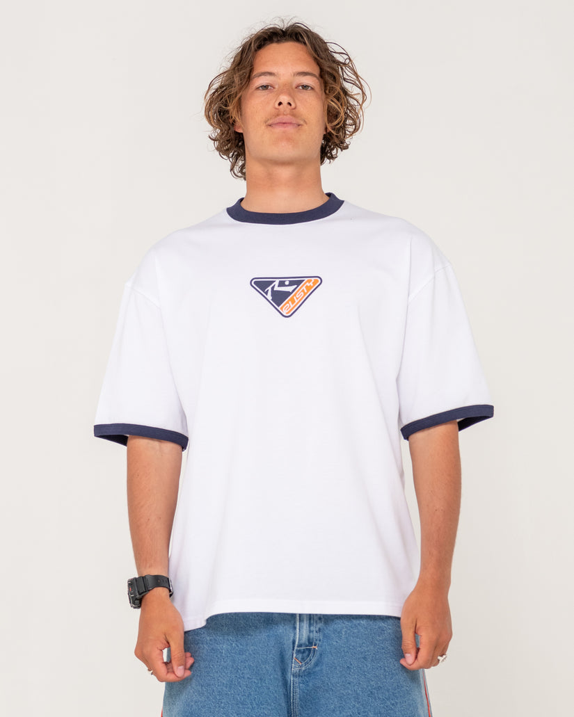 Mens Trisector Ringer T-Shirt