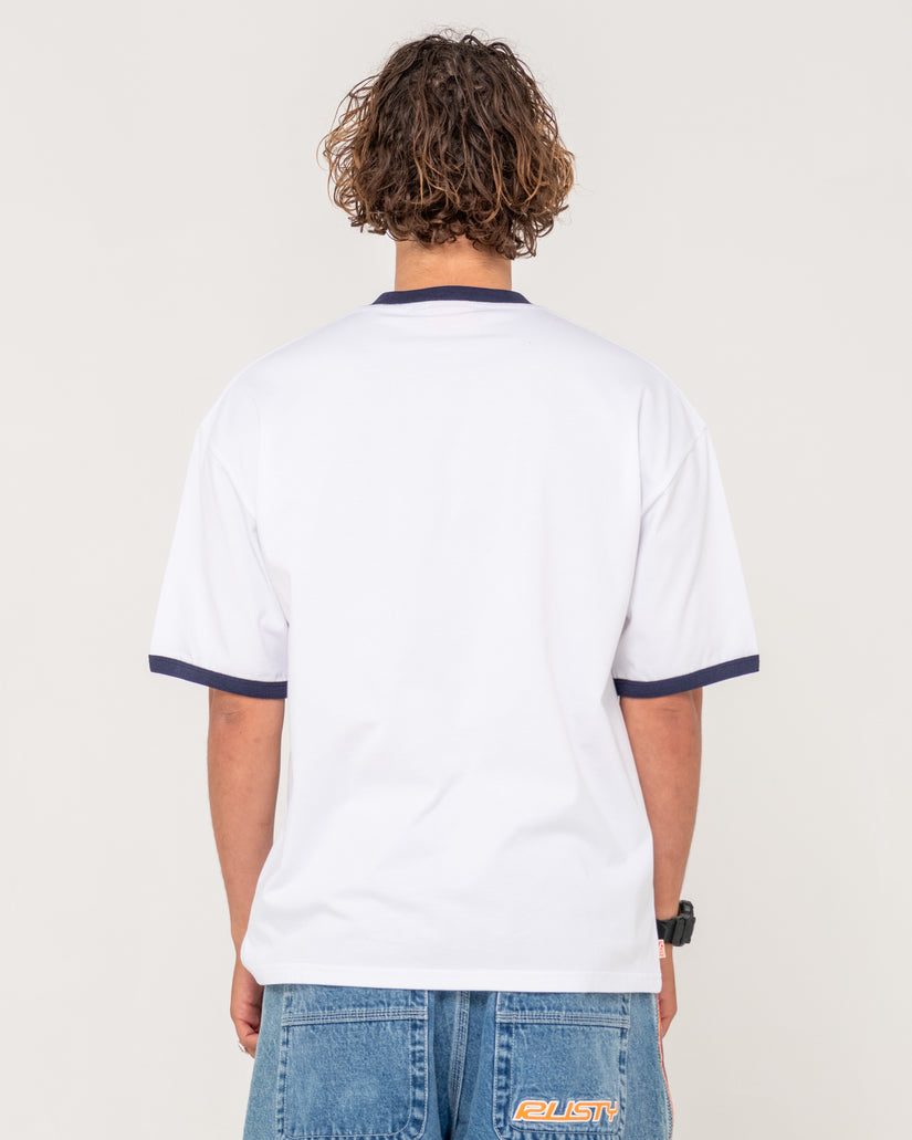Mens Trisector Ringer T-Shirt