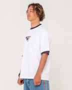 Mens Trisector Ringer T-Shirt