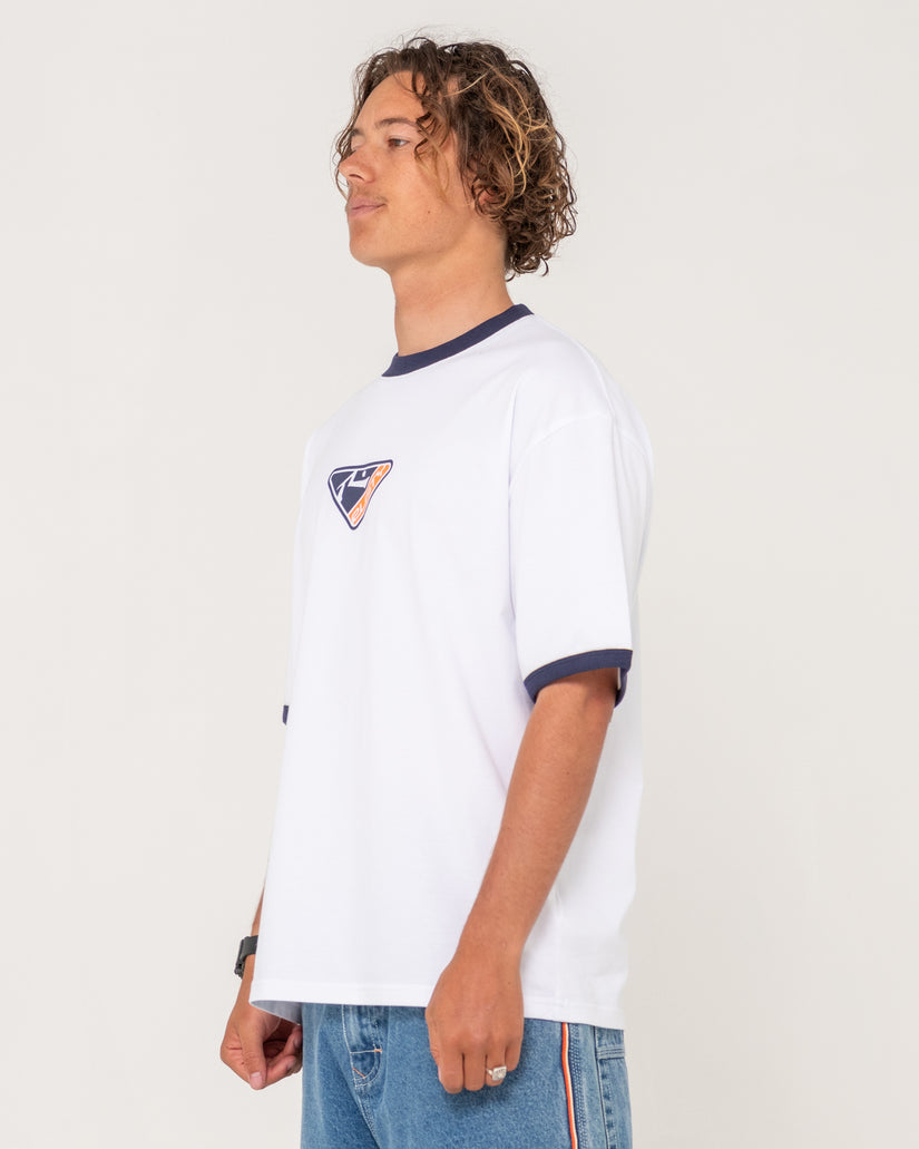 Mens Trisector Ringer T-Shirt