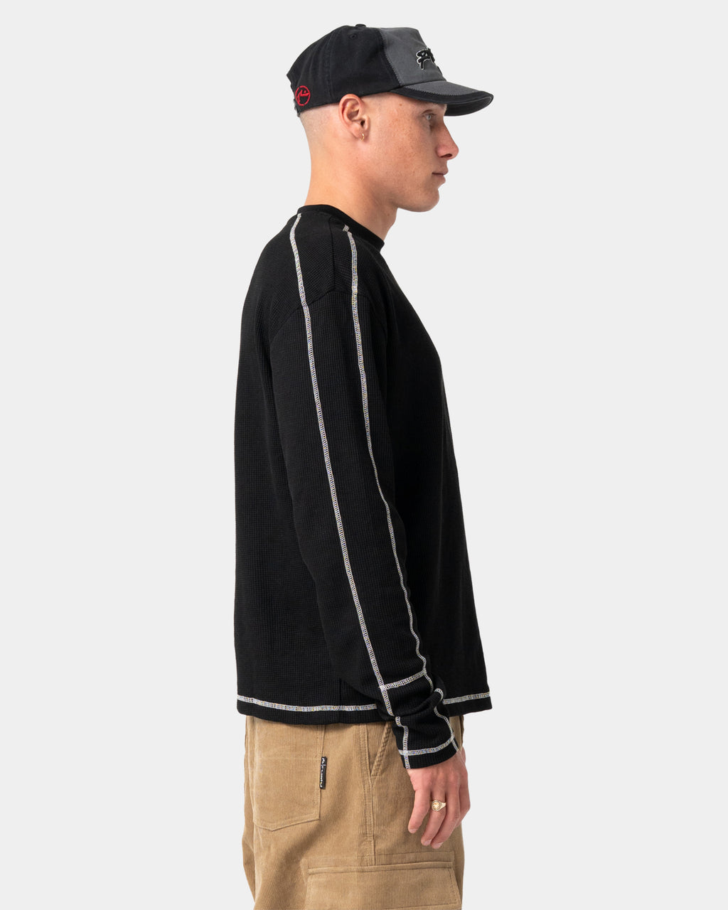 Mens Chuck No Worries Long Sleeve T-Shirt