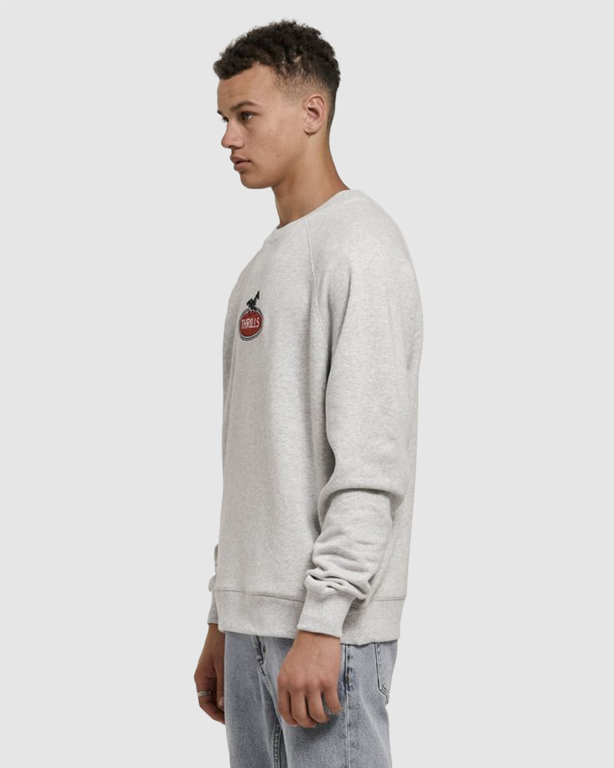 MENS CHARIOT OVAL OVERSIZED RAGLAN CREW
