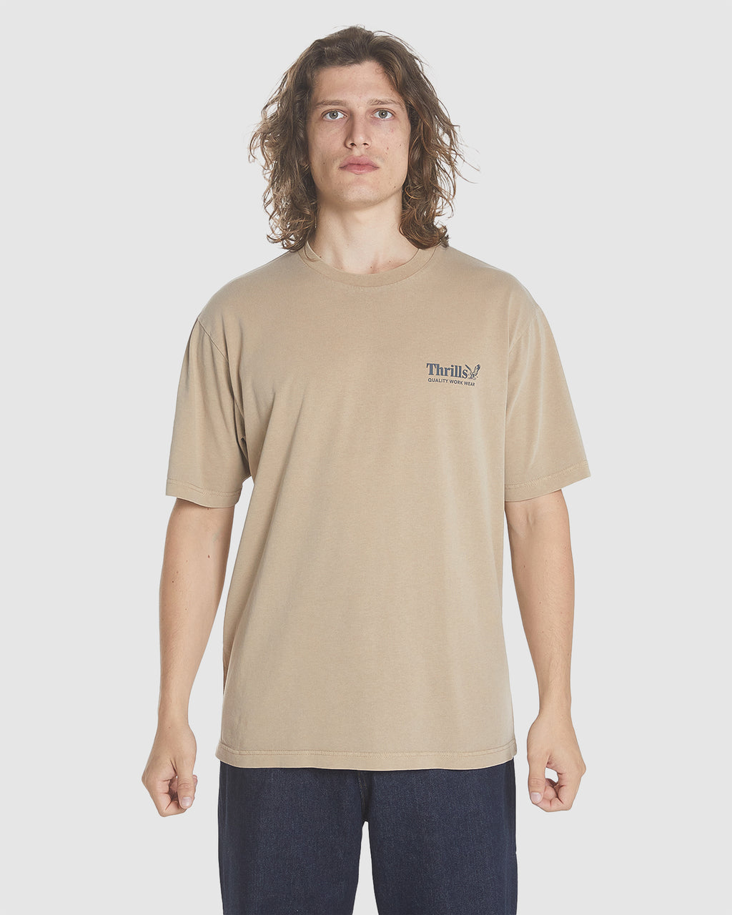 MENS THRILLS WORKWEAR OVERSIZED FIT T-SHIRT