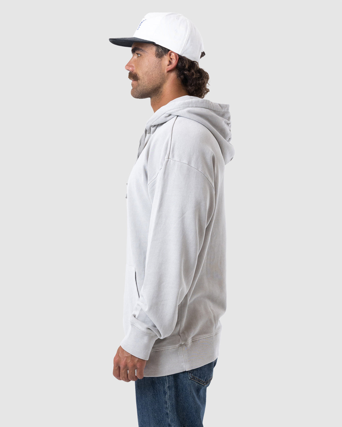 MENS MINIMAL THRILLS SLOUCH PULL ON HOODIE