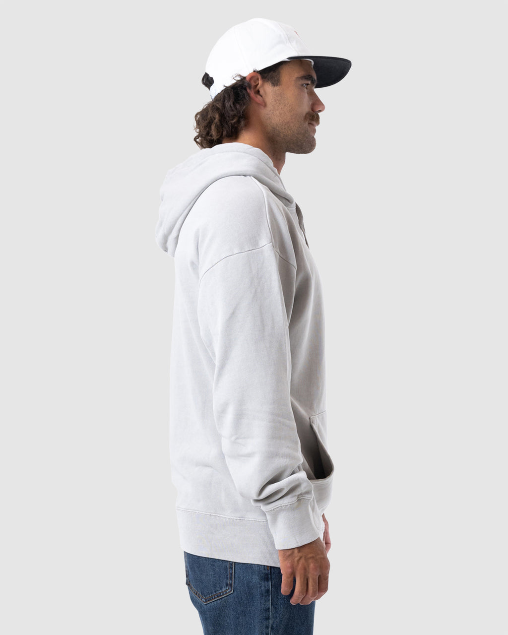 MENS MINIMAL THRILLS SLOUCH PULL ON HOODIE