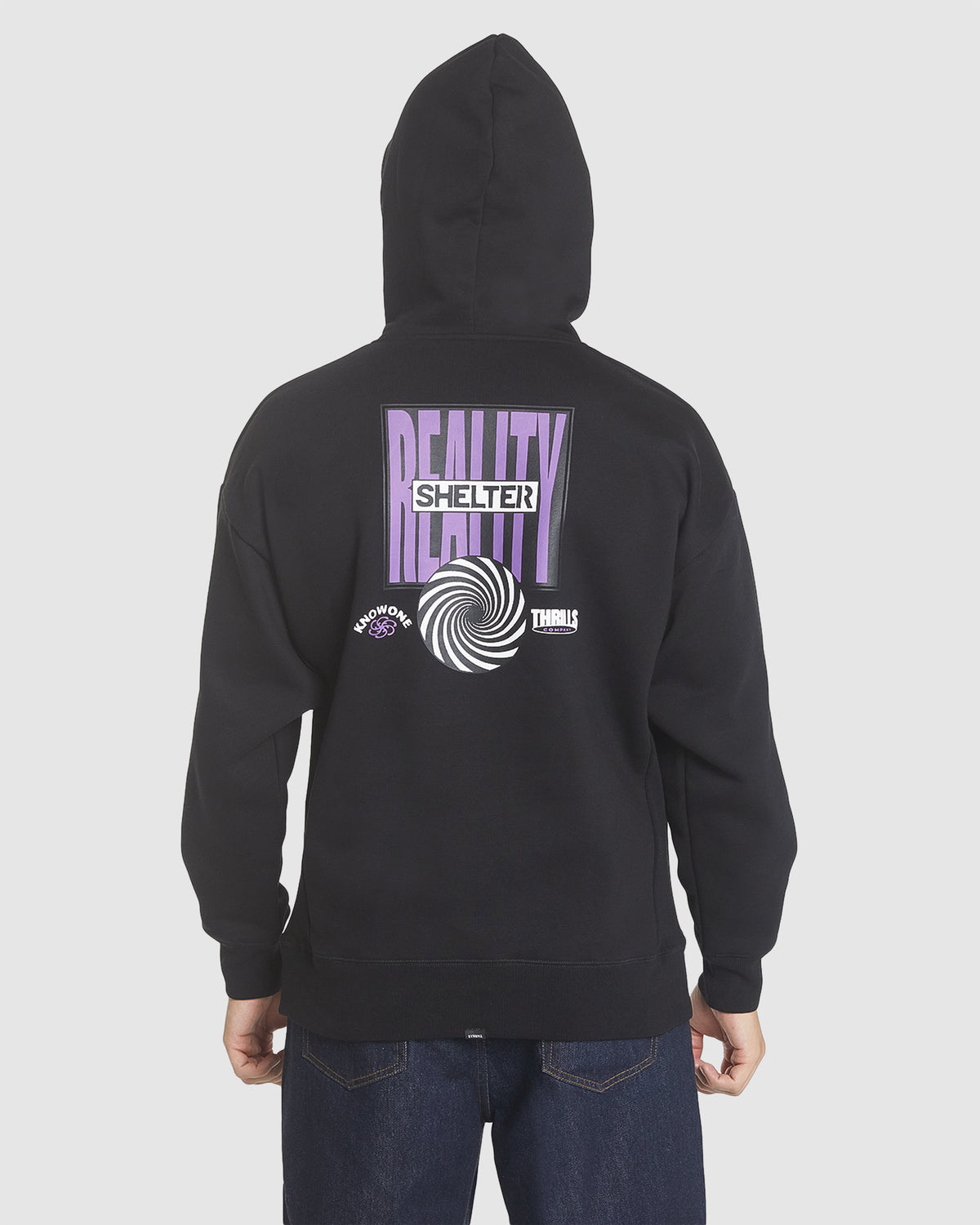 MENS SHELTER REALITY SLOUCH PULLOVER HOODIE
