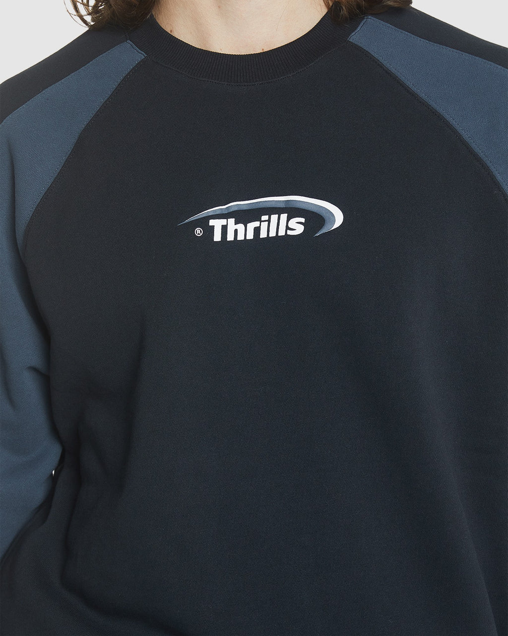 MENS SPHERE OVERSIZE RAGLAN CREW